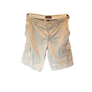 Wear First Men’s Cargo Shorts Size 34 Khaki Tan Utility Casual
